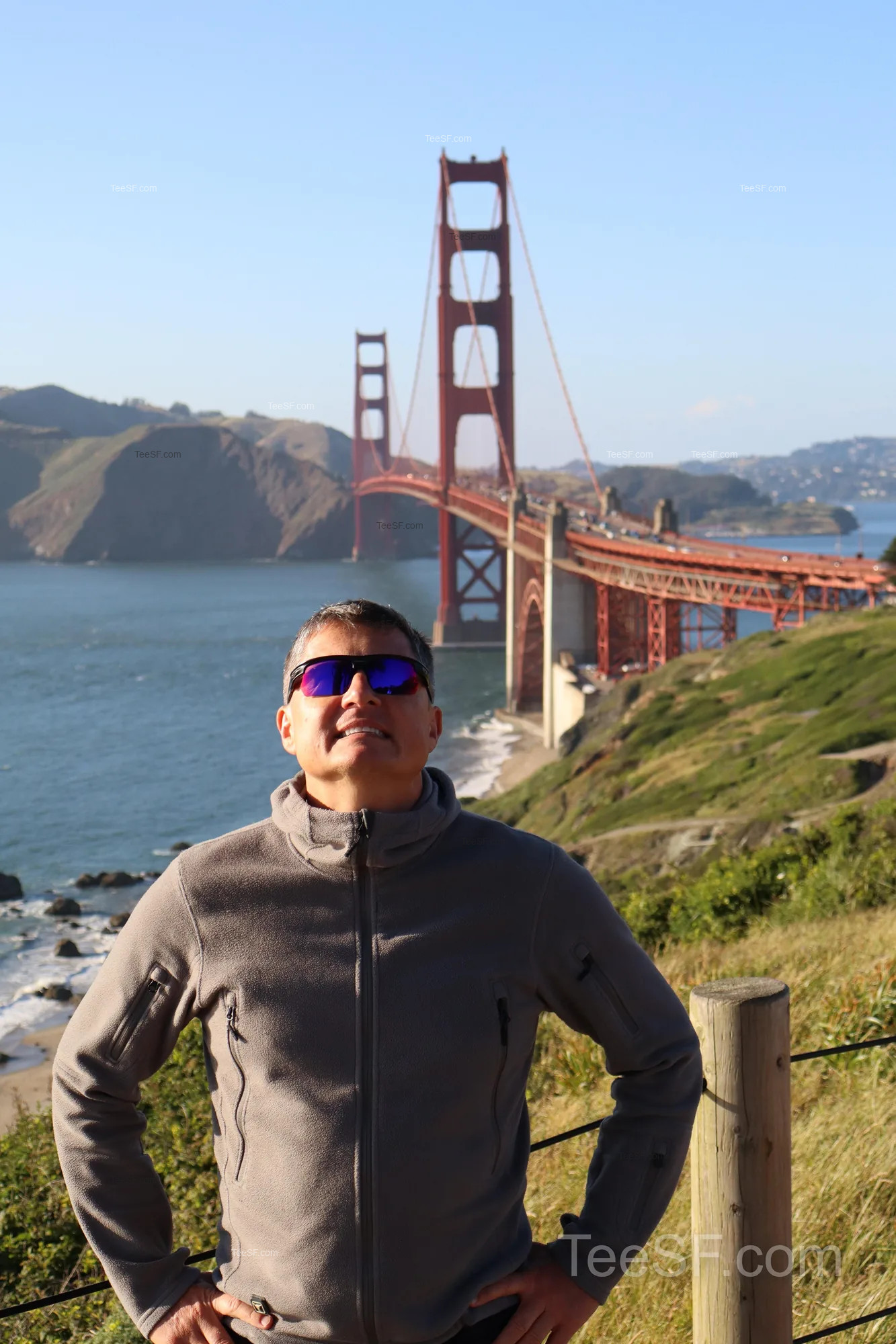 golden Gate Bridge Overlook Portrait during a Stripe Sessions 2026 visit in San Francisco.